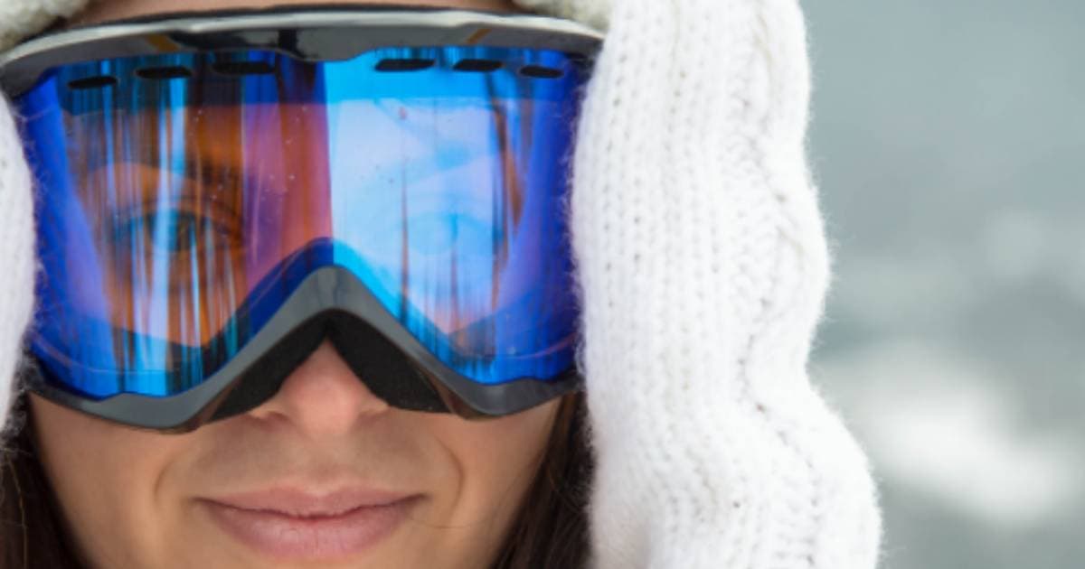 Skifahren für Menschen mit Brille